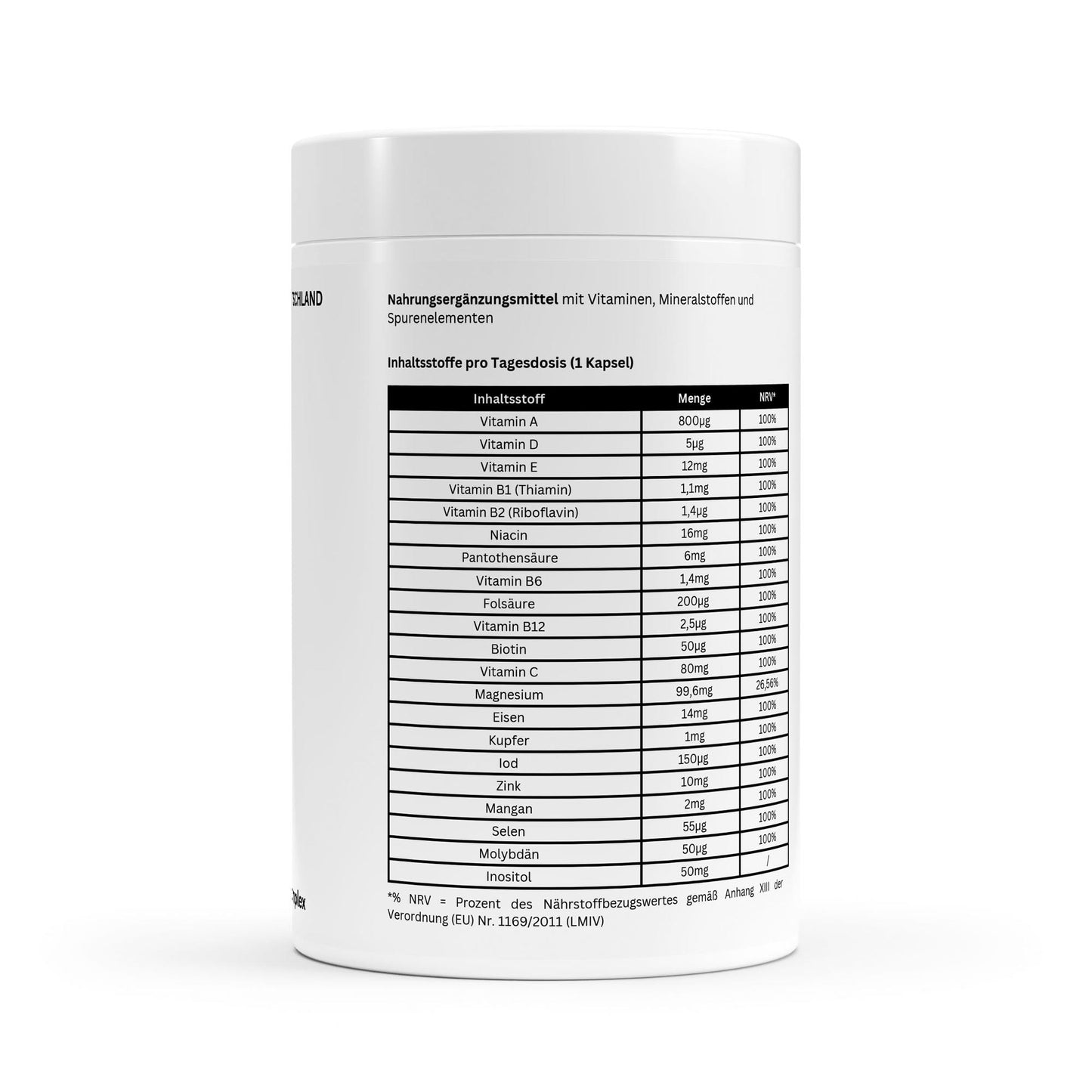 Multivitamin- og mineralkompleks – 120 Kapsler