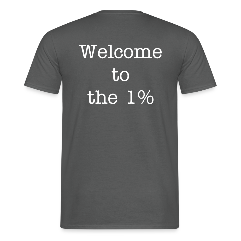 Welcome to the 1% - charcoal grey