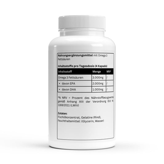 Omega3 3000mg - 120 Kapsler
