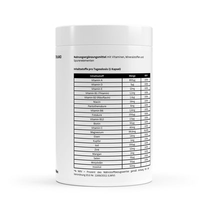 Multivitamin- og mineralkompleks – 120 Kapsler